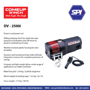 Comeup Winch DV-2500i