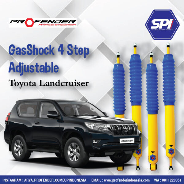 GasShock 4 Step Adjustable ( Toyota Landcruiser )