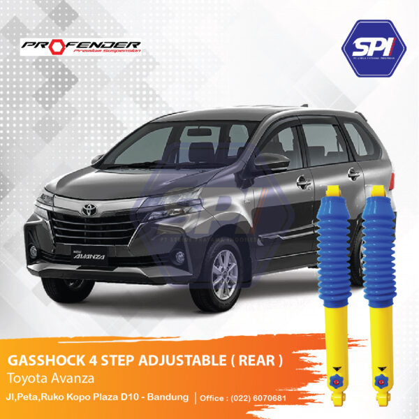 GasShock 4 Step Adjustable Toyota Avanza ( Rear )